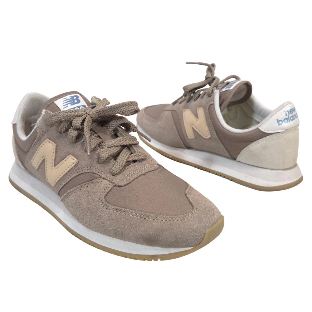 New Balance 420 Suede Sneakers Womens 8 Mocha Retro Runners 70s Style Dad Shoe